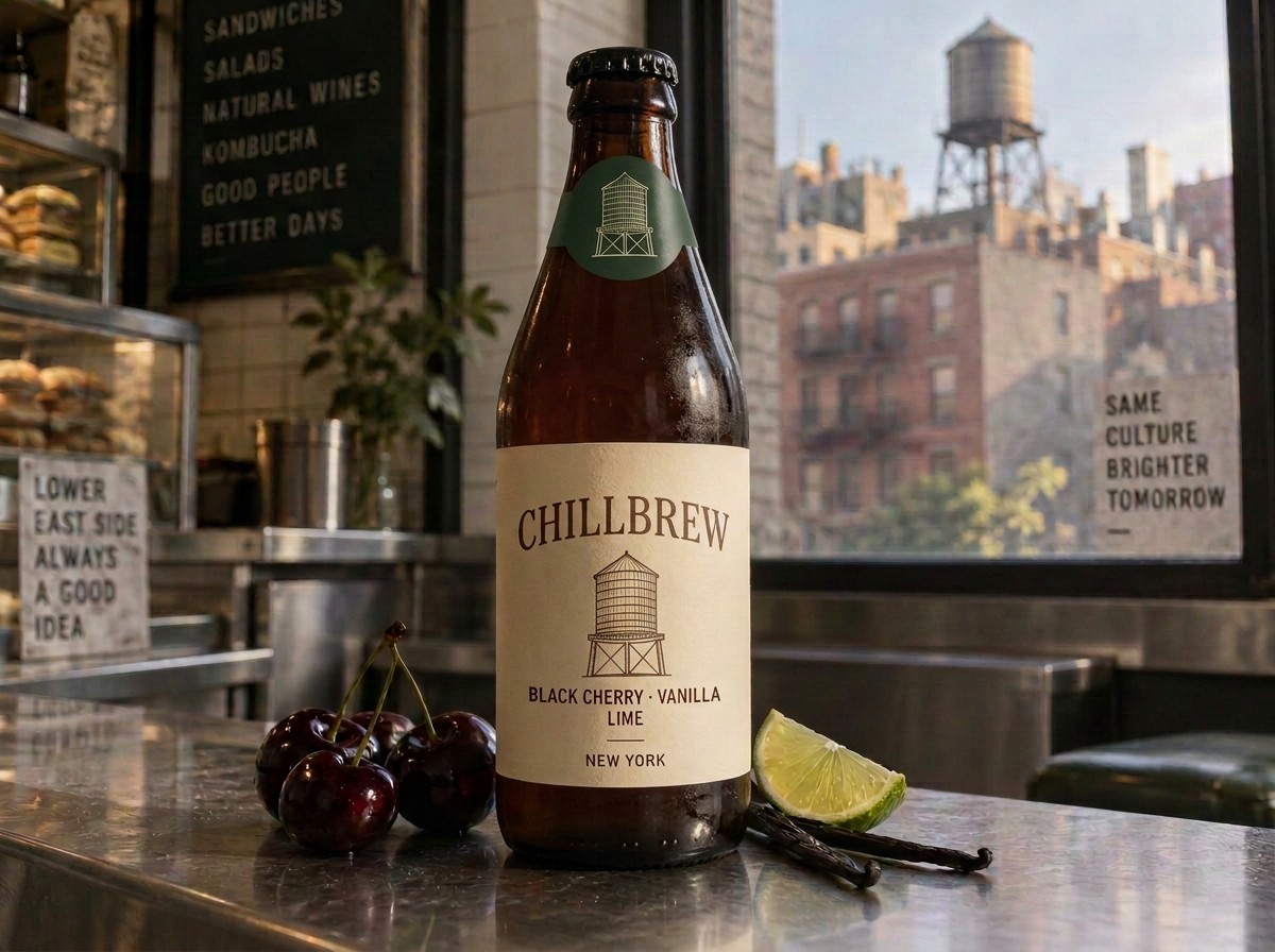 New York ChillBrew bottle